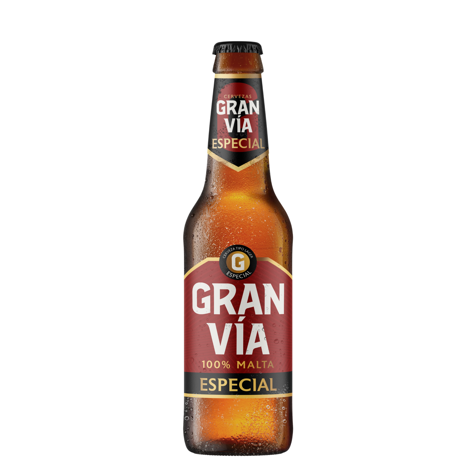 Botella Cerveza Especial Gran vía