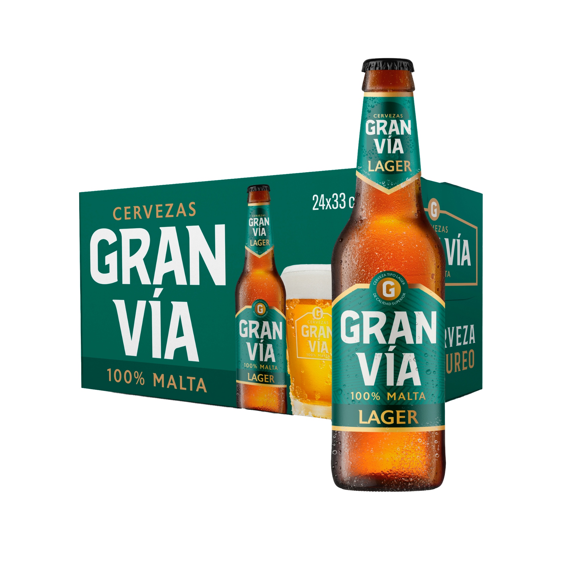 Cerveza Lager caja 24 unidades - Cervezas Gran Vía