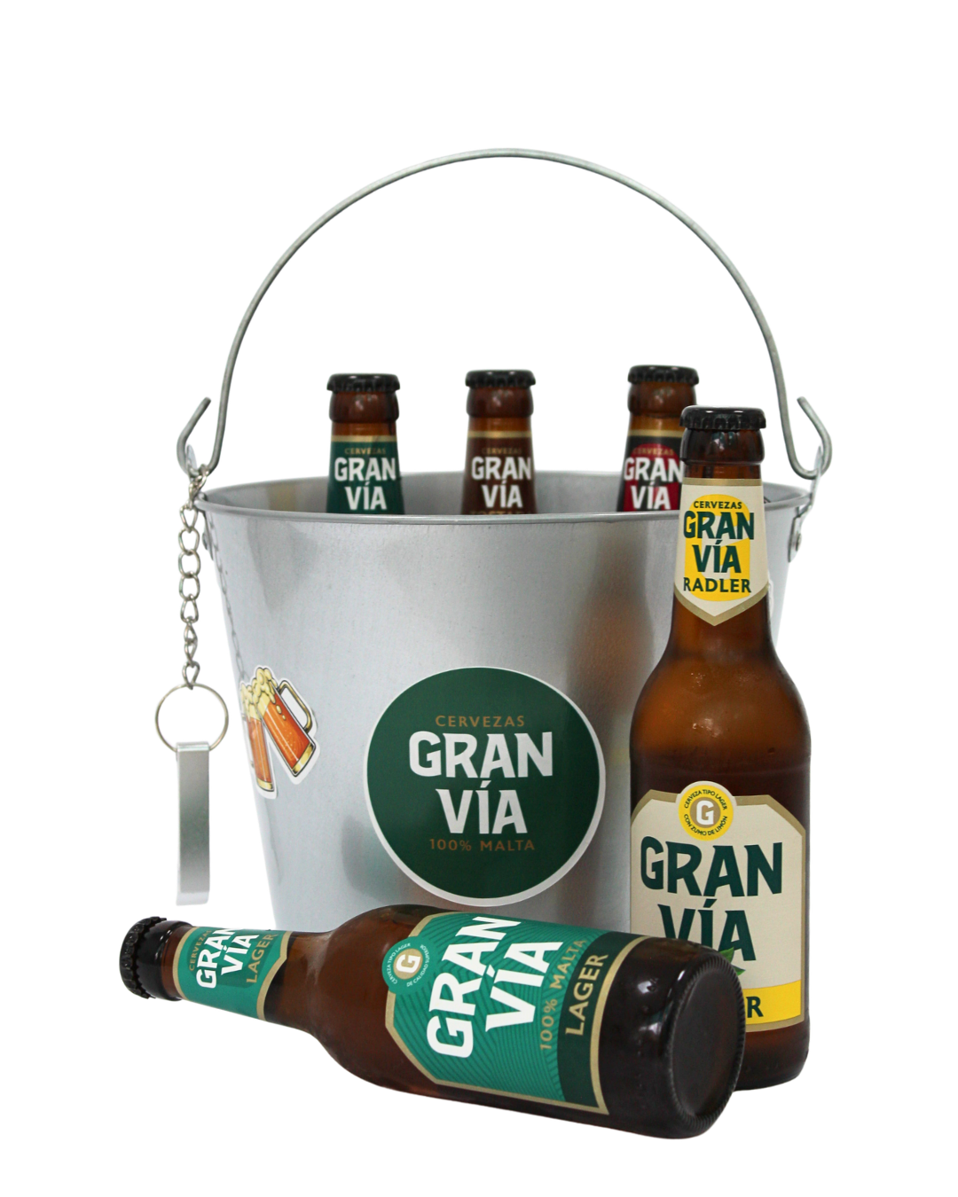 Pack Cervezas Gran Vía + Cubo