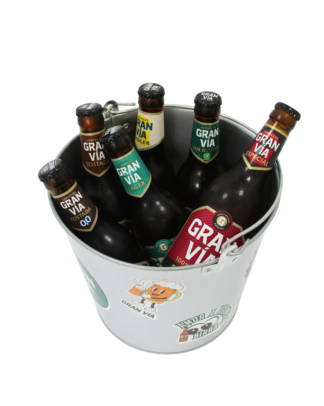 Pack Cervezas Gran Vía + Cubo
